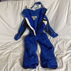 Columbia Vertex Youth Blue Snow Suit